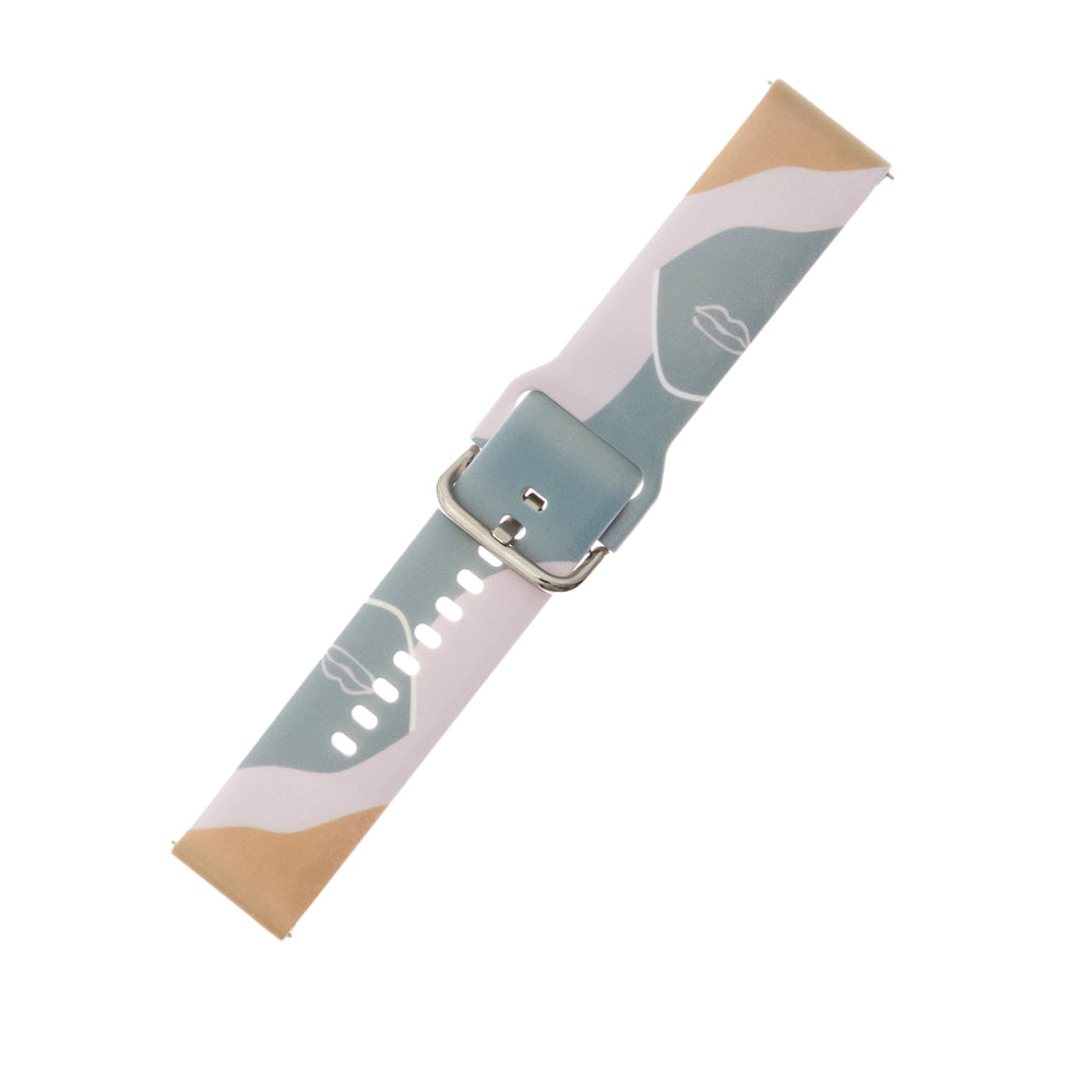 „Strap Moro“ silikoninė apyrankė, skirta „Samsung Galaxy Watch 45 / 46 / 47 mm“ laikrodžiui - 17 modelis