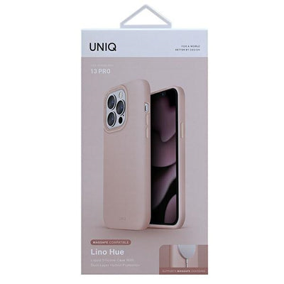 Uniq Lino Hue MagSafe case for iPhone 13 Pro / iPhone 13 - pink