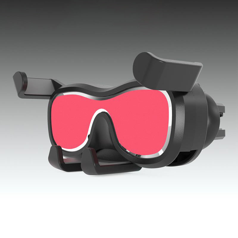 „Gravity“ automobilio išmaniojo telefono laikiklis oro ventiliacijos angai su oro gaivikliu, sidabrinis (YC06)