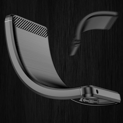 Carbon Case flexible case cover Xiaomi Redmi Note 11 Pro+ 5G (China) / 11 Pro 5G (China) / Mi11i HyperCharge / Poco X4 NFC black