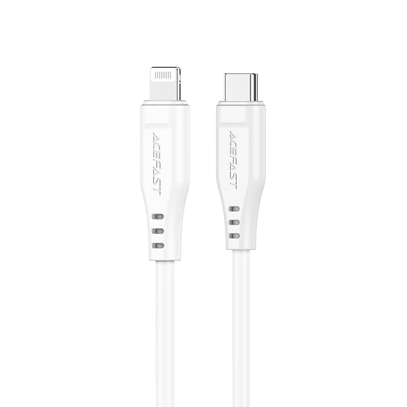 Acefast C3-01 Lightning - USB-C PD cable 30W 3A 480Mb/s 1.2m - white