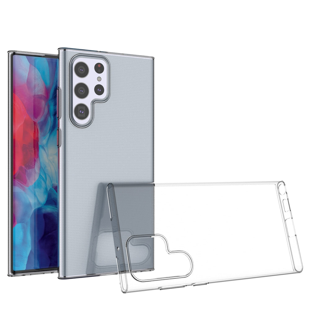 Itin skaidrus 0,5 mm gelio dėklas „Samsung Galaxy S22 Ultra Transparent“