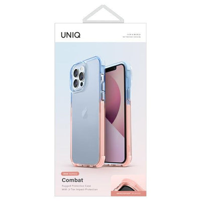 Uniq Combat Duo case iPhone 13 Pro Max 6.7" blue-pink/blue-pink