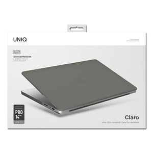 Uniq Claro case for MacBook Pro 14'' (2021) - transparent-gray