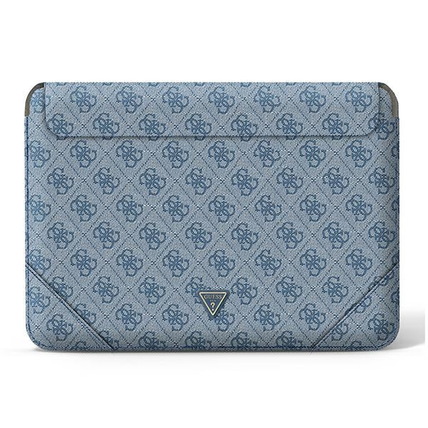 Guess 4G Uptown Triangle Logo case for a 16" laptop - blue