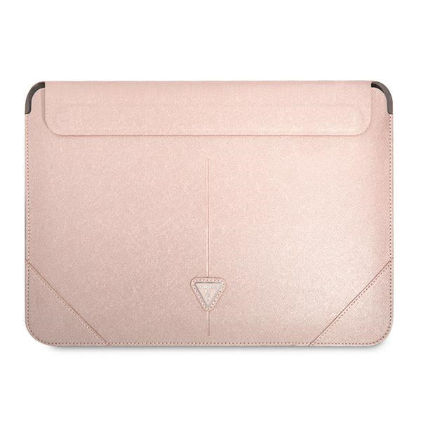Guess Saffiano Triangle Logo case for a 16" laptop