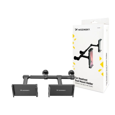 Wozinsky Double Headrest Car Phone Holder Black (WTHBK1)