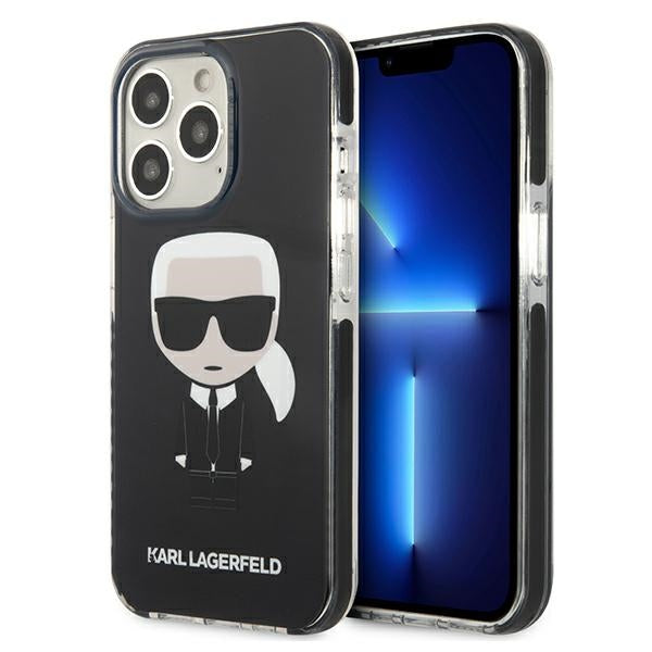 Karl Lagerfeld Iconik Karl Case for iPhone 13 Pro / iPhone 13 - Black