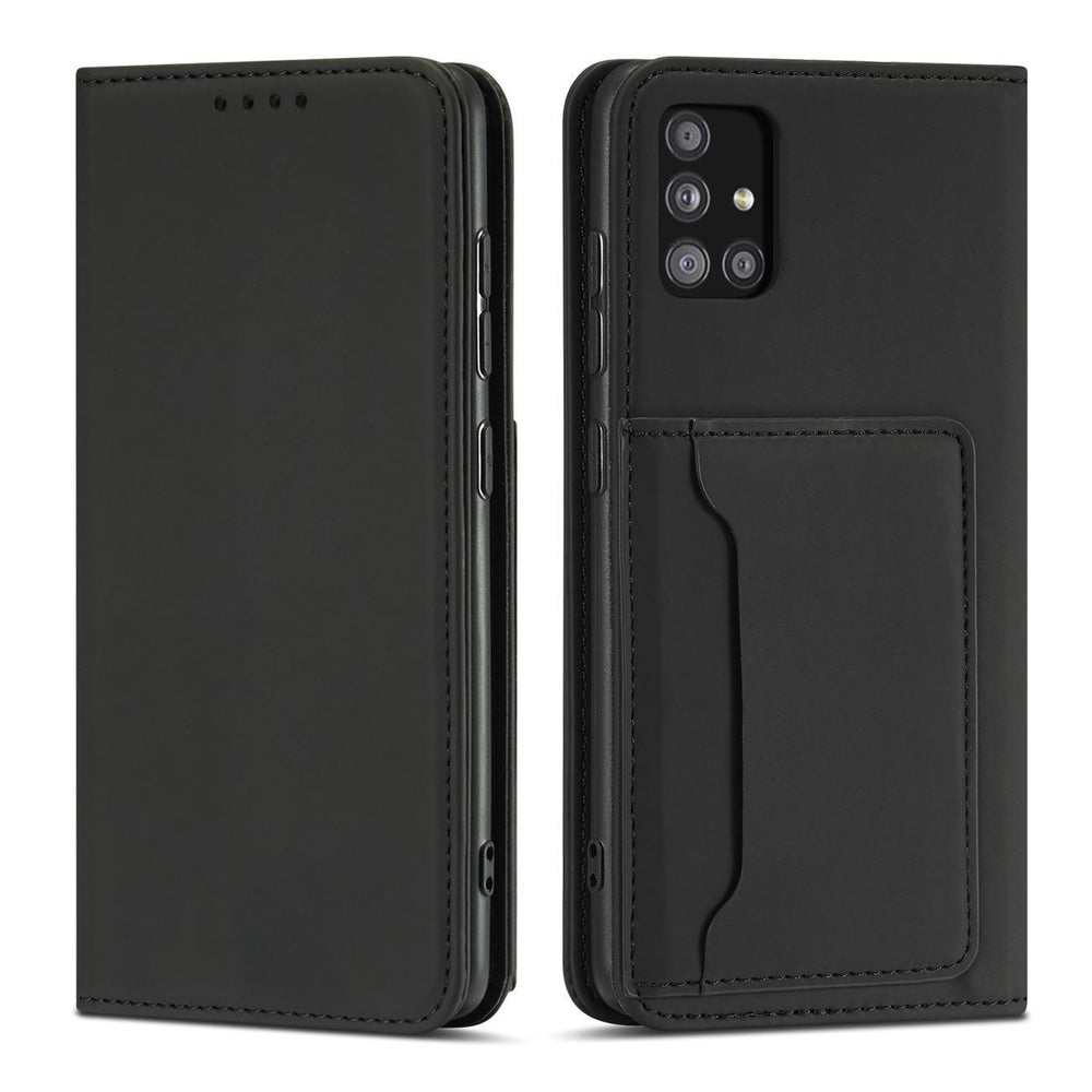 Magnet Card Case for Xiaomi Redmi Note 11 Pouch Card Wallet Card Holder Black