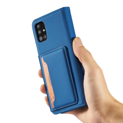 Magnet Card Case for Xiaomi Redmi Note 11 Pro Pouch Card Wallet Card Holder Blue