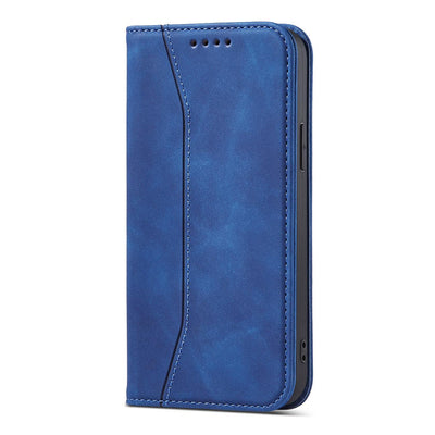Magnet Fancy Case Case for iPhone 12 Pro Max Pouch Card Wallet Card Stand Blue