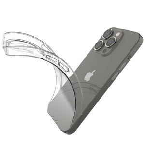 Ultra Clear 0.5mm iPhone 14 Pro cover gel transparent
