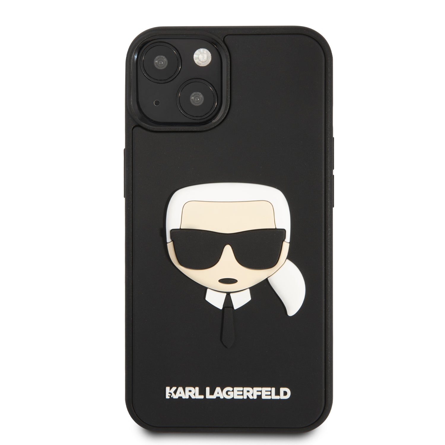 Karl Lagerfeld KLHCP14MKH3DBK iPhone 14 Plus 6.7 "black / black hardcase 3D Rubber Karl's Head
