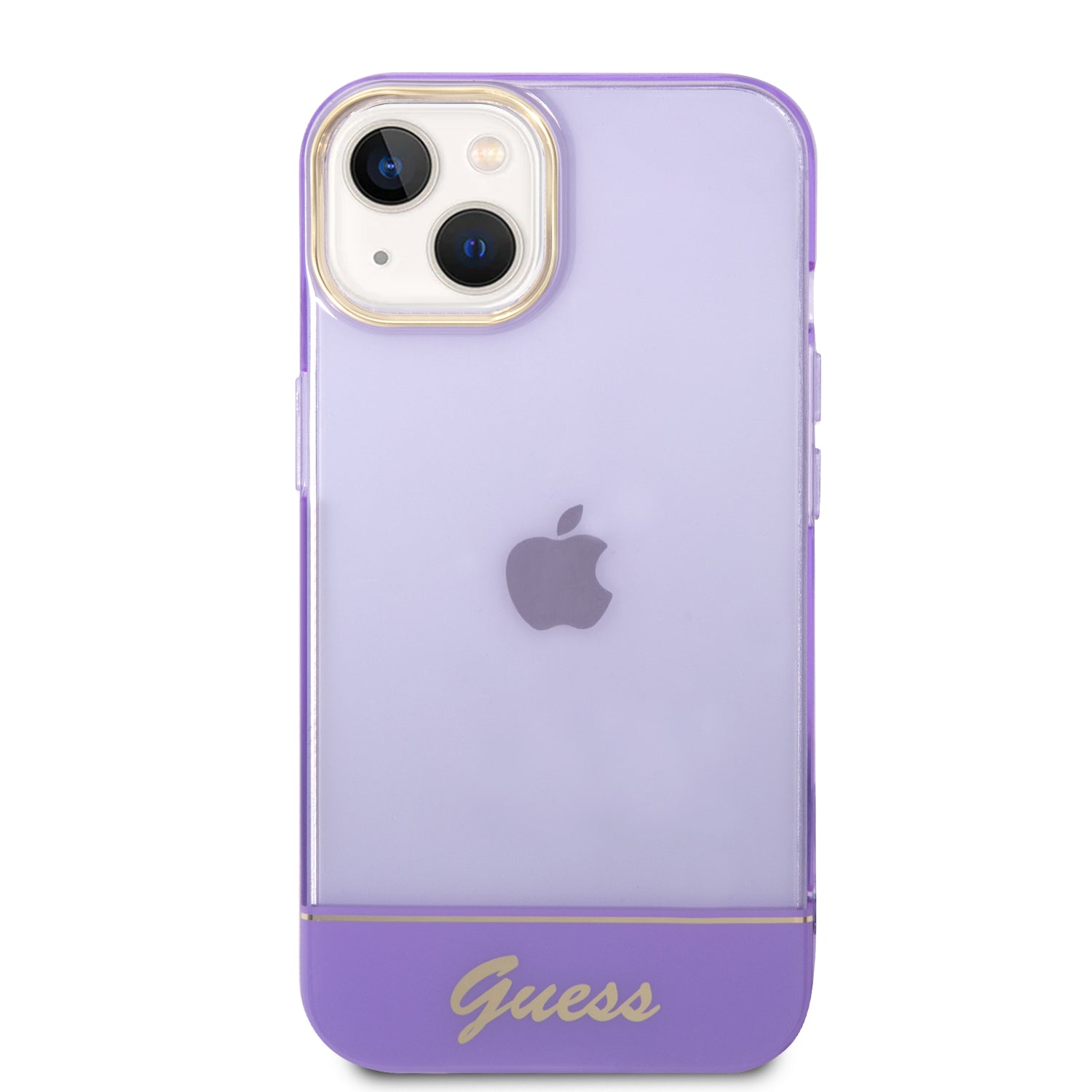 Guess GUHCP14MHGCOU iPhone 14 Plus 6.7 "violet / purple hardcase Translucent