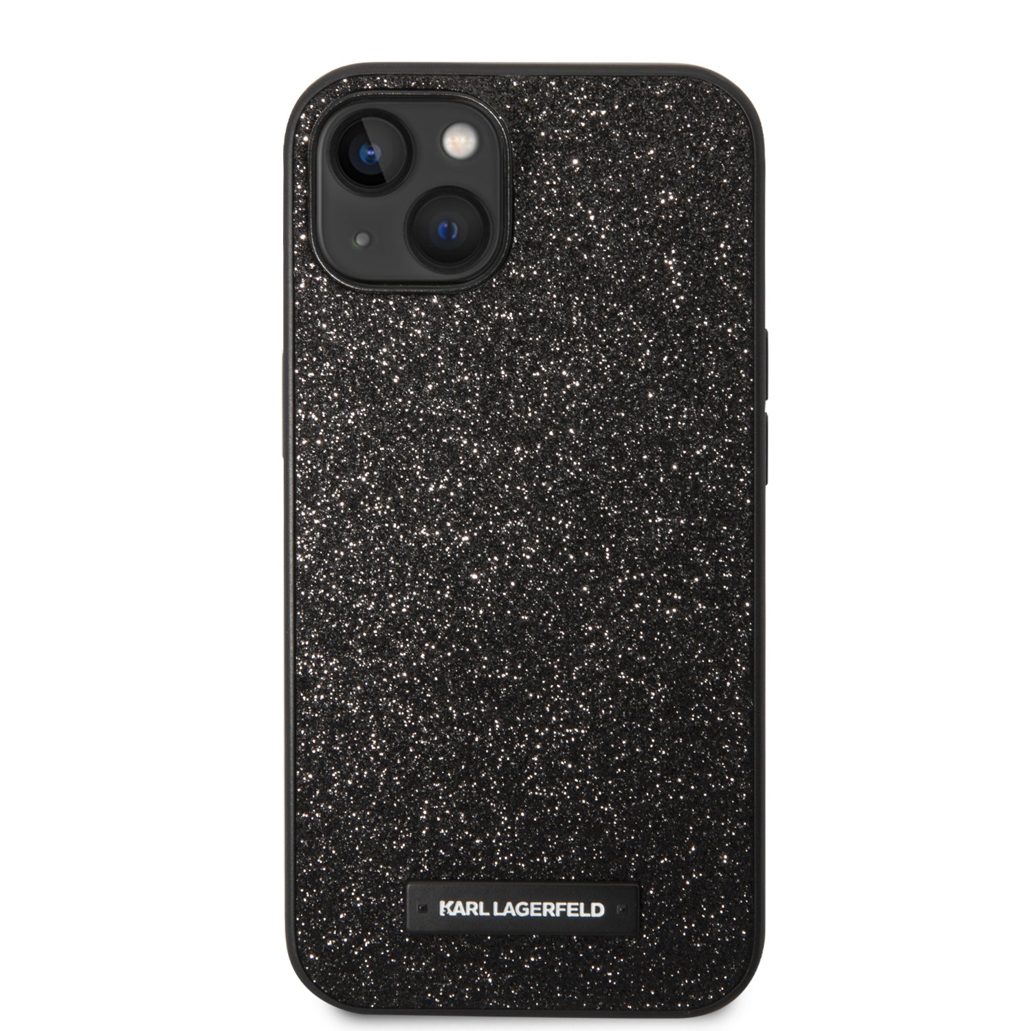 Karl Lagerfeld KLHCP14MG2ELK iPhone 14 Plus 6.7 "hardcase black / black Glitter Plaque Logo