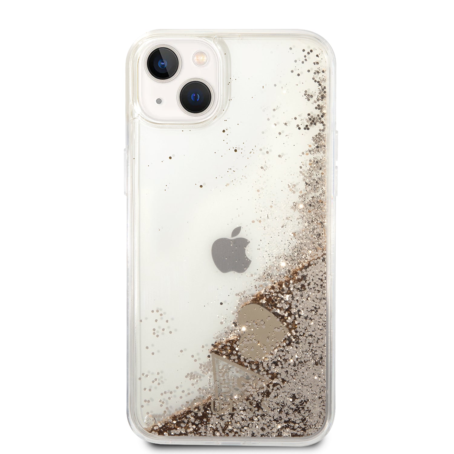 Guess GUOHCP14MGLHFLGO iPhone 14 Plus 6.7 "gold / gold hardcase Glitter Charms