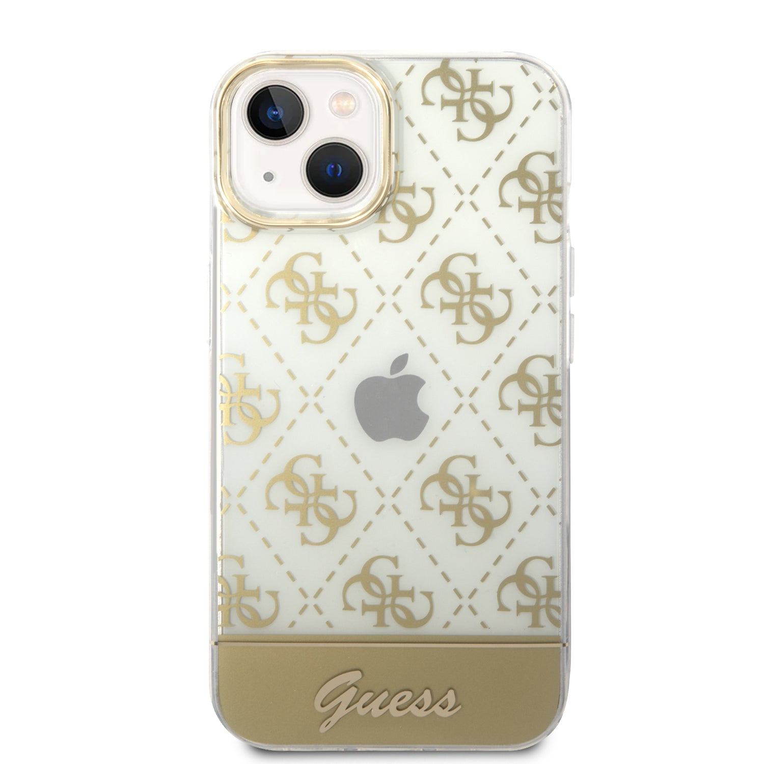 Guess GUHCP14MHG4MHG iPhone 14 Plus 6.7 "gold / gold hardcase 4G Pattern Script