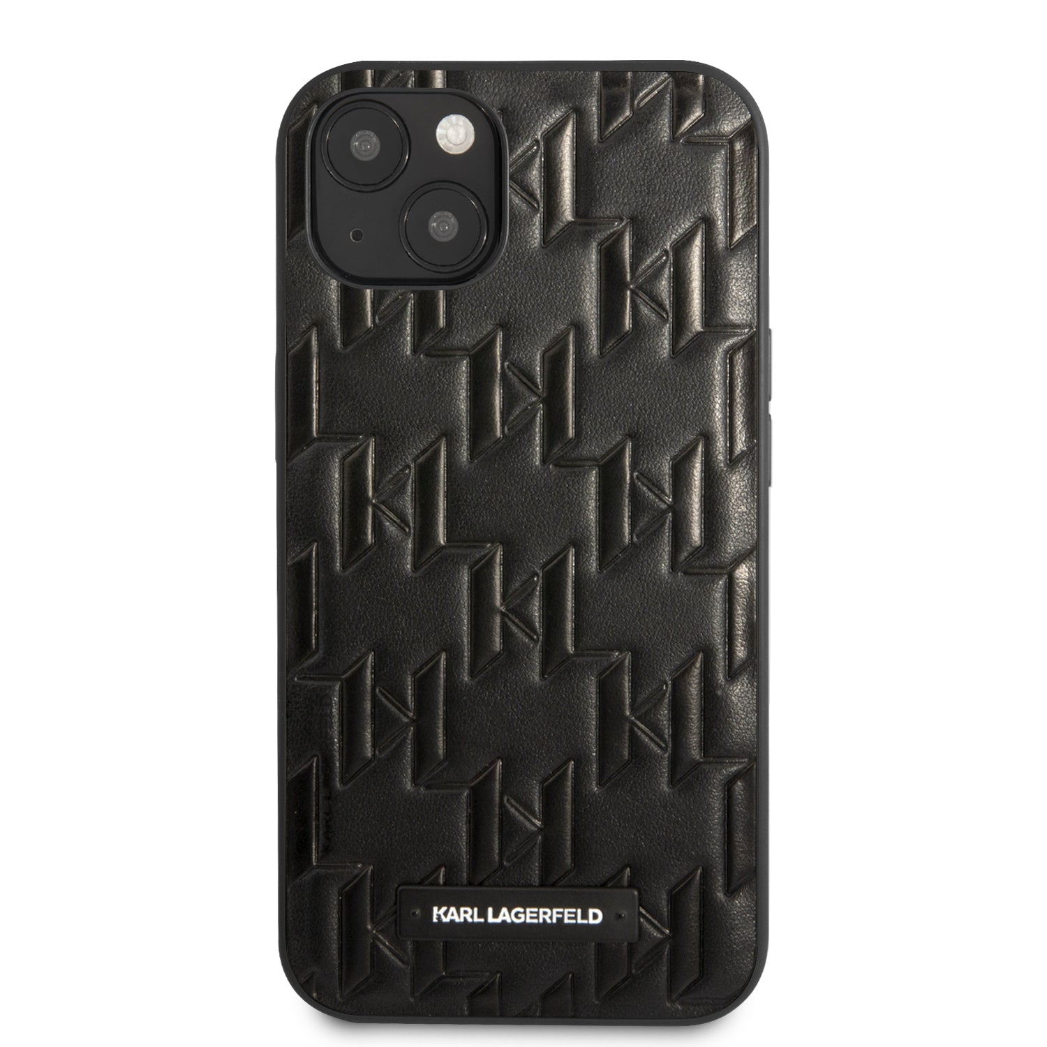 Karl Lagerfeld KLHCP13SMNMP1K iPhone 13 mini 5,4 "hardcase black / black Monogram Plaque