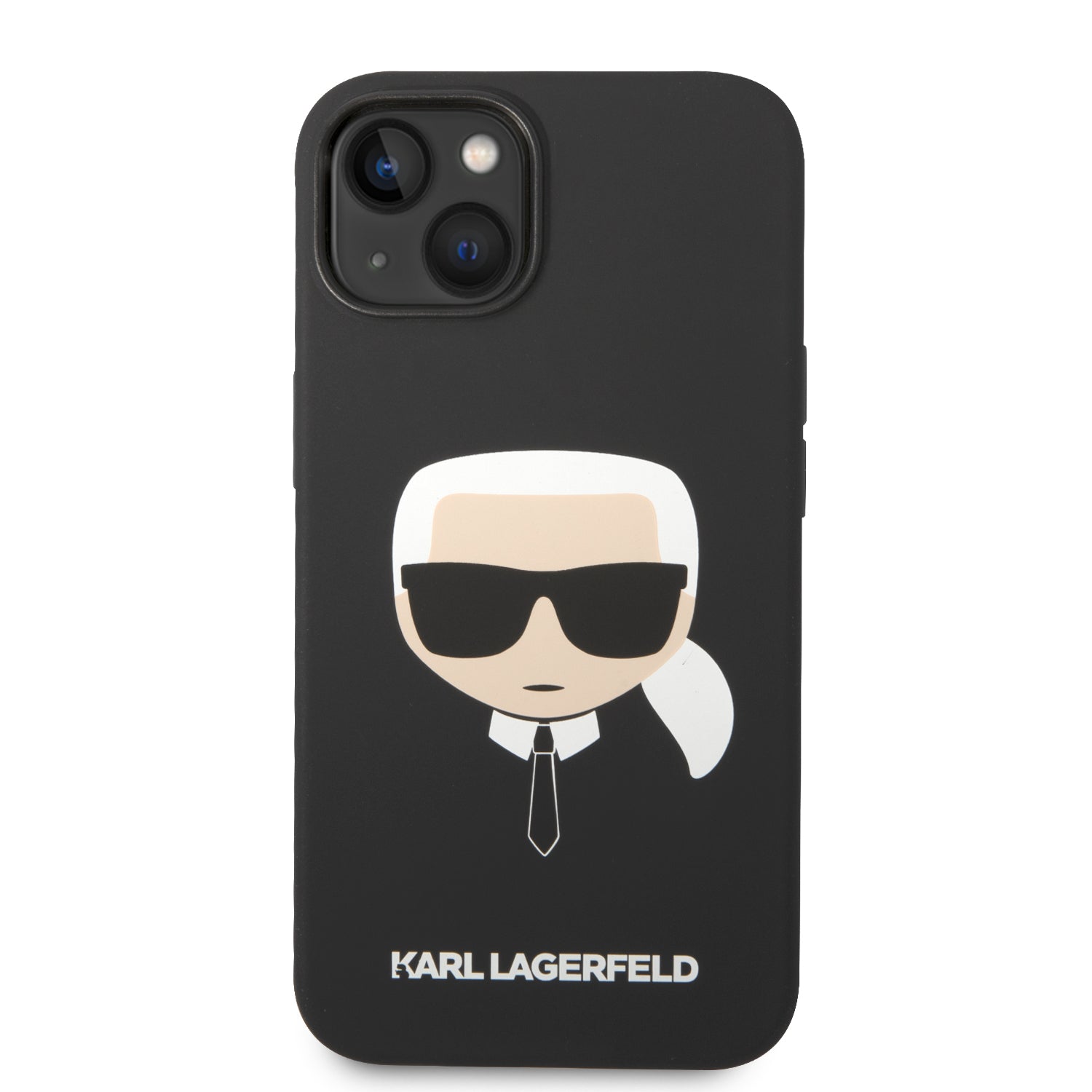 Karl Lagerfeld KLHCP14MSLKHBK iPhone 14 Plus 6.7 "hardcase black / black Silicone Karl`s Head