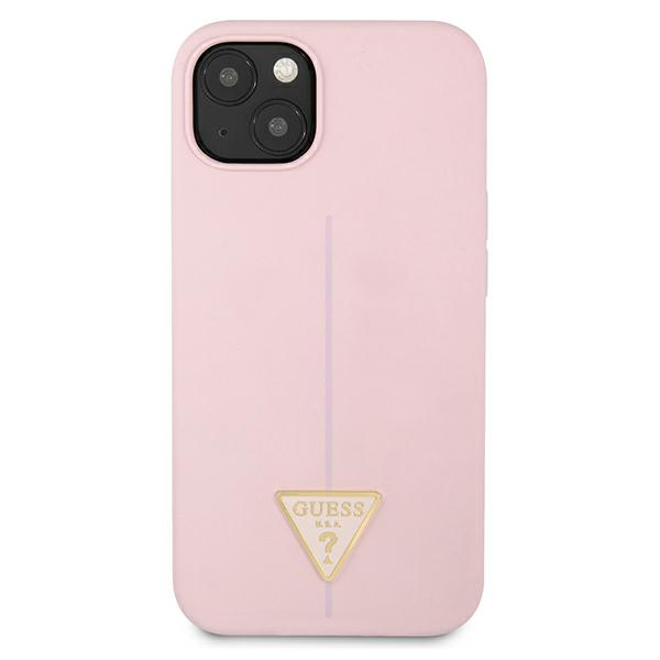 Guess GUHCP13SSLTGU iPhone 13 mini 5.4" purple/purple hardcase Silicone Triangle